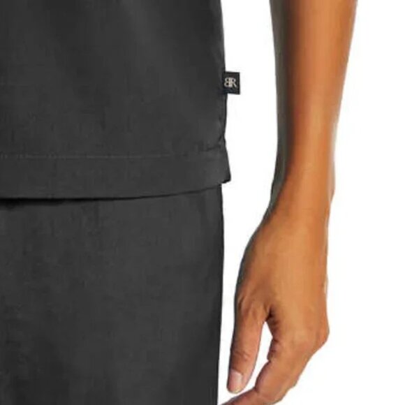 XL Black Satin Pajamas Banana Republic Coord Set - Picture 5 of 8